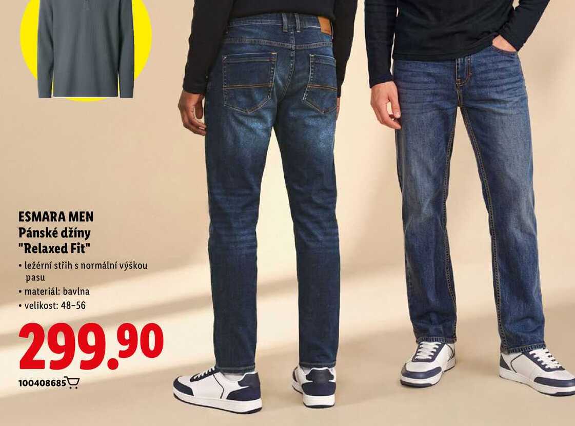 ESMARA MEN Pánské džíny "Relaxed Fit"