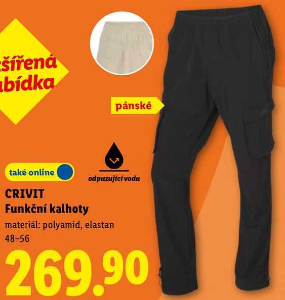 CRIVIT Funkční kalhoty