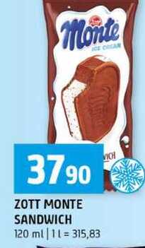 ZOTT MONTE SANDWICH 120 ml