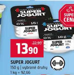 SUPER JOGURT 150 g vybrané druhy