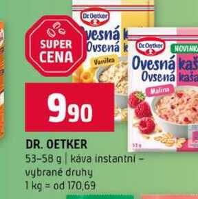 DR. OETKER 53-58 g káva instantní vybrané druhy