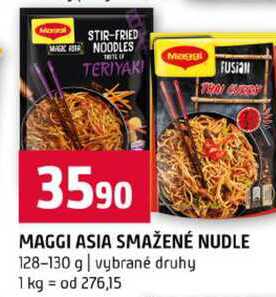 MAGGI ASIA SMAŽENÉ NUDLE 128-130 g vybrané druhy