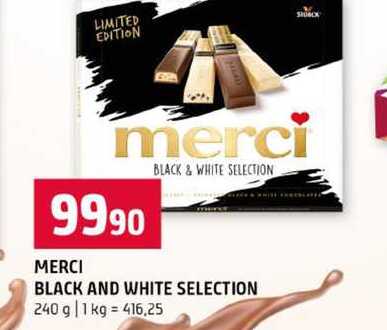 MERCI BLACK AND WHITE SELECTION 240 g