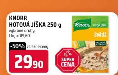 KNORR HOTOVÁ JÍŠKA 250 g vybrané druhy