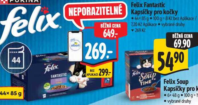Felix Fantastic 44x85 g