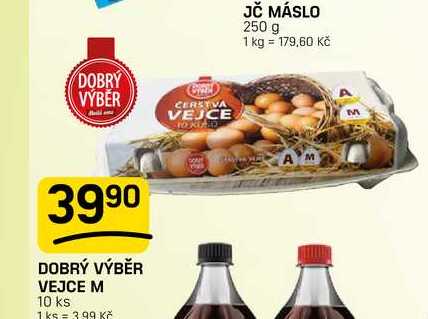 DOBRÝ VÝBĚR VEJCE M 10 ks