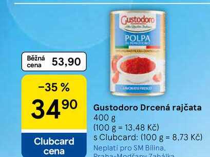 Gustodoro Drcená rajčata, 400 g
