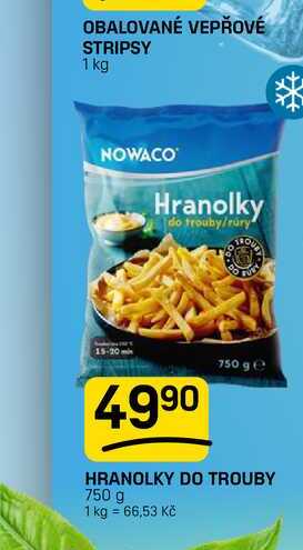 HRANOLKY DO TROUBY 750 g 