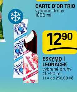 ESKYMO | LEDŇÁČEK vybrané druhy 45-50 ml 