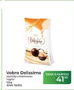 Vobro Delissimo pralinky s krémovou náplní 105g
