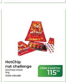 HotChip nut challenge ořechový snack 24g