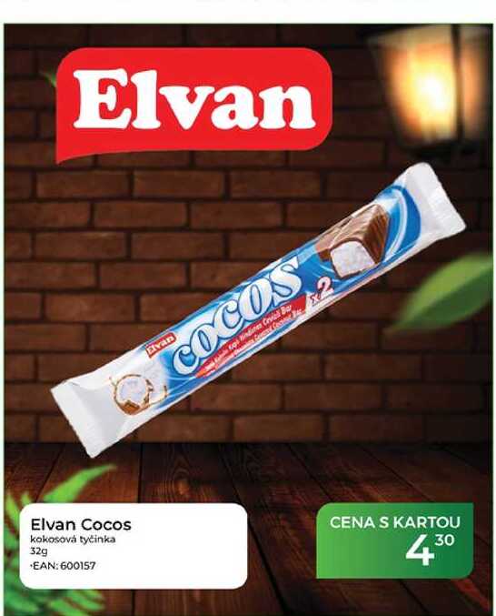 Elvan Cocos kokosová tyčinka 32g