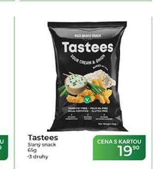 Tastees Slaný snack 65g