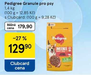 Pedigree Granule pro psy, 1,4 kg  