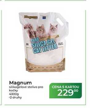 Magnum silikagelové stelivo pro kočky 4300g