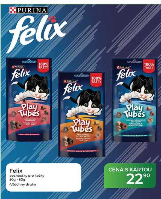 Felix pochoutky pro kočky 50g 60g