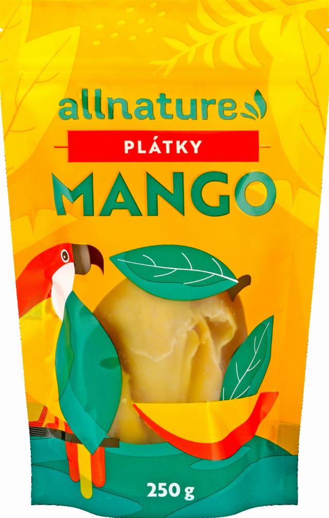 Allnature Sušené ovoce mango plátky