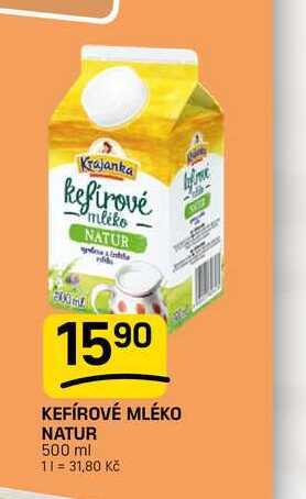 Kefírové mléko Natur 500ml