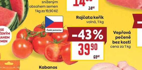 Rajčata keřík volná, 1 kg  