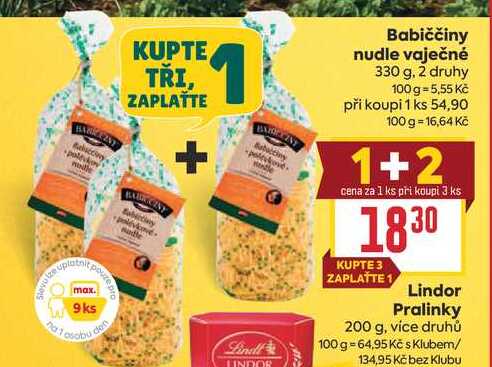 Babiččiny nudle vaječné 330 g