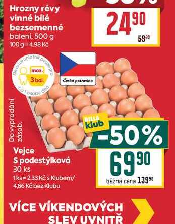 Vejce S podestýlková 30 ks