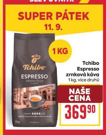 Tchibo Espresso zrnková káva 1 kg