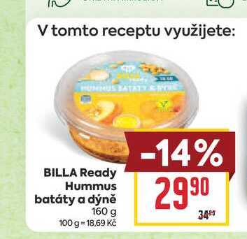 BILLA Ready Hummus batáty a dýně 160 g
