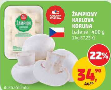 ŽAMPIONY KARLOVA KORUNA balené, 400 g