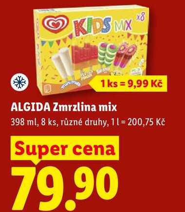 ALGIDA Zmrzlina mix, 398 ml