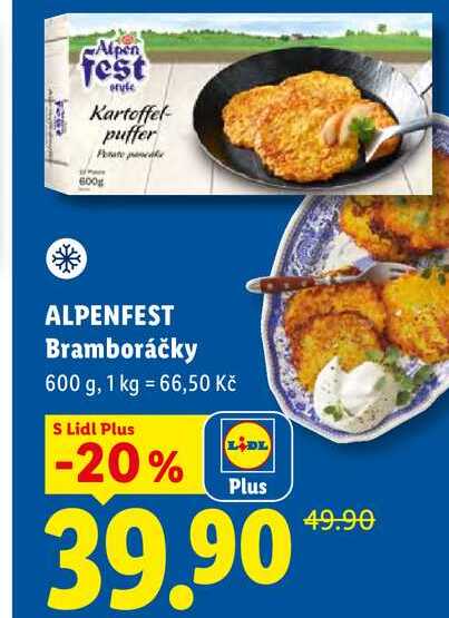 ALPENFEST Bramboráčky, 600 g