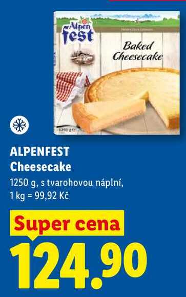 ALPENFEST Cheesecake, 1250 g