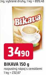 BIKAVA 150 g rozpustný nápoj s cereáliemi