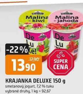 KRAJANKA DELUXE 150 g smetanový jogurt