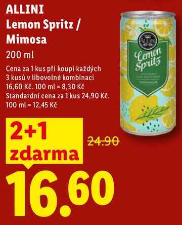 ALLINI Lemon Spritz/Mimosa, 200 ml