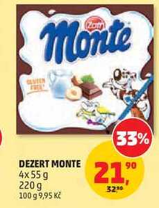 DEZERT MONTE, 4x55 g