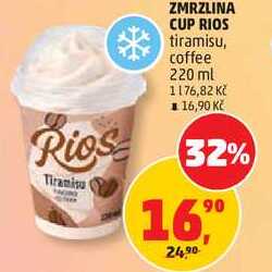 ZMRZLINA CUP RIOS tiramisu, 220 ml 