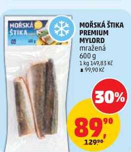 MOŘSKÁ ŠTIKA PREMIUM MYLORD mražená, 600 g