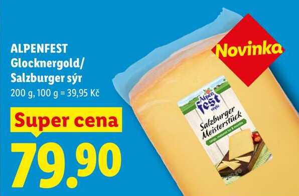 ALPENFEST Glocknergold/Salzburger sýr, 200 g