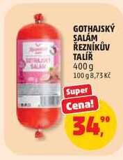 GOTHAJSKÝ SALÁM ŘEZNÍKŮV TALÍŘ, 400g  