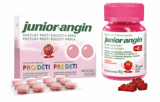 JUNIOR-ANGIN PASTILKY PRO DĚTI