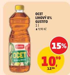 OCET LIHOVÝ 8% GUSTITO, 1 l