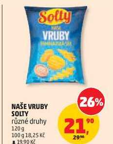 NAŠE VRUBY SOLTY různé druhy, 120g