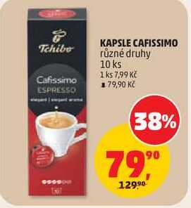 KAPSLE CAFISSIMO různé druhy, 10 ks