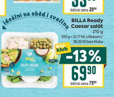 BILLA Ready Caesar salát 210 g