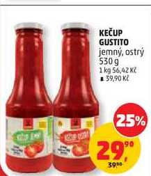 KEČUP GUSTITO jemný, 530g 