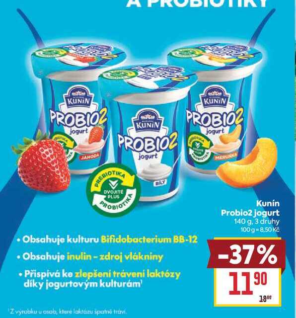 Kunín Probio2 jogurt 140 g