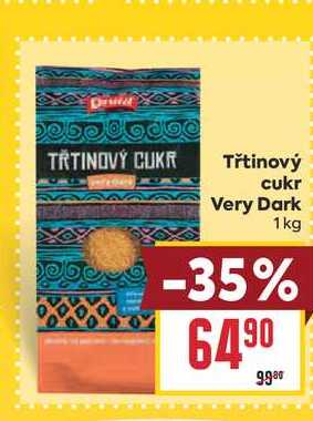 Třtinový cukr Very Dark 1kg  v akci