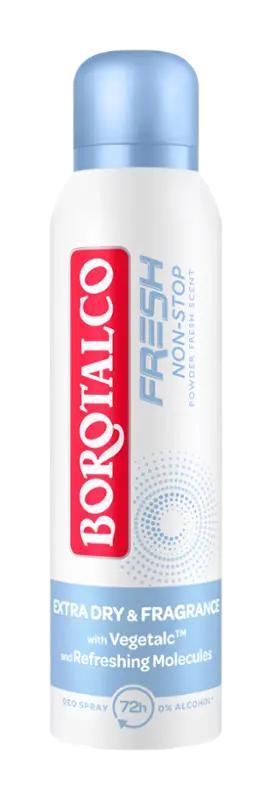 Borotalco Antiperspirant sprej Fresh Non-Stop Powder Fresh, 150 ml
