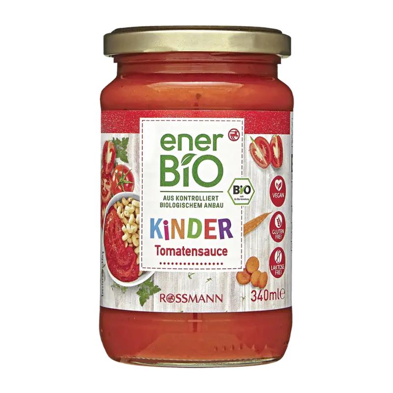 enerBiO BIO rajčatová omáčka se zeleninou pro děti, 340 ml