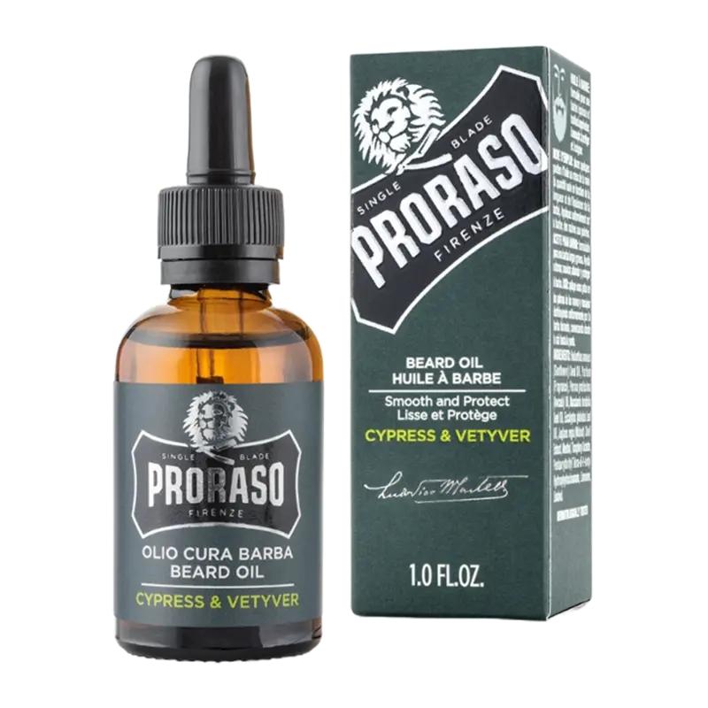 Proraso Olej na plnovous Cypřiš a vetiver, 30 ml